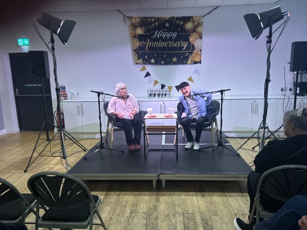 Actor and humanitarian David Hayman visits Calton to mark 12th anniversary of community centre